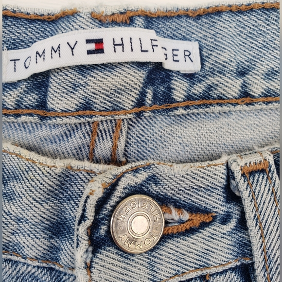 Y2K Tommy Hilfiger Light Blue Straight Leg Jeans!!! - Picture 7 of 12